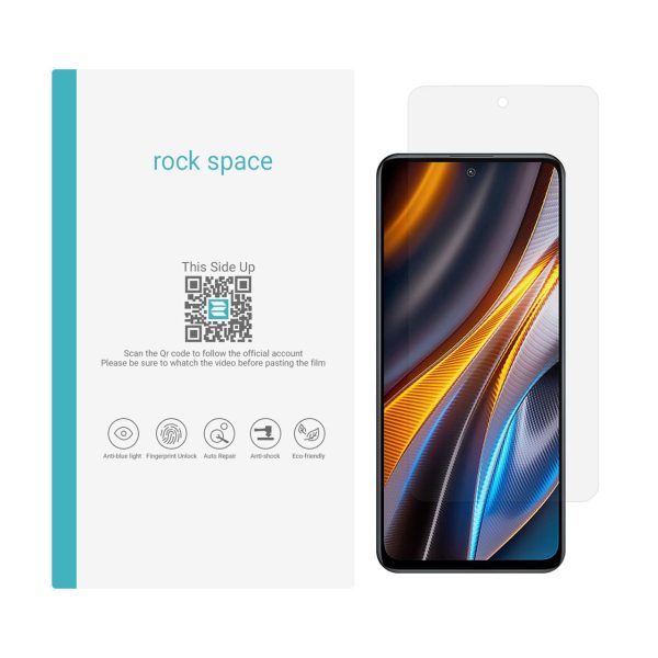 گلس شیائومی POCO X4 GT مدل نانو هیدروژل شفاف برند راک اسپیس کد S