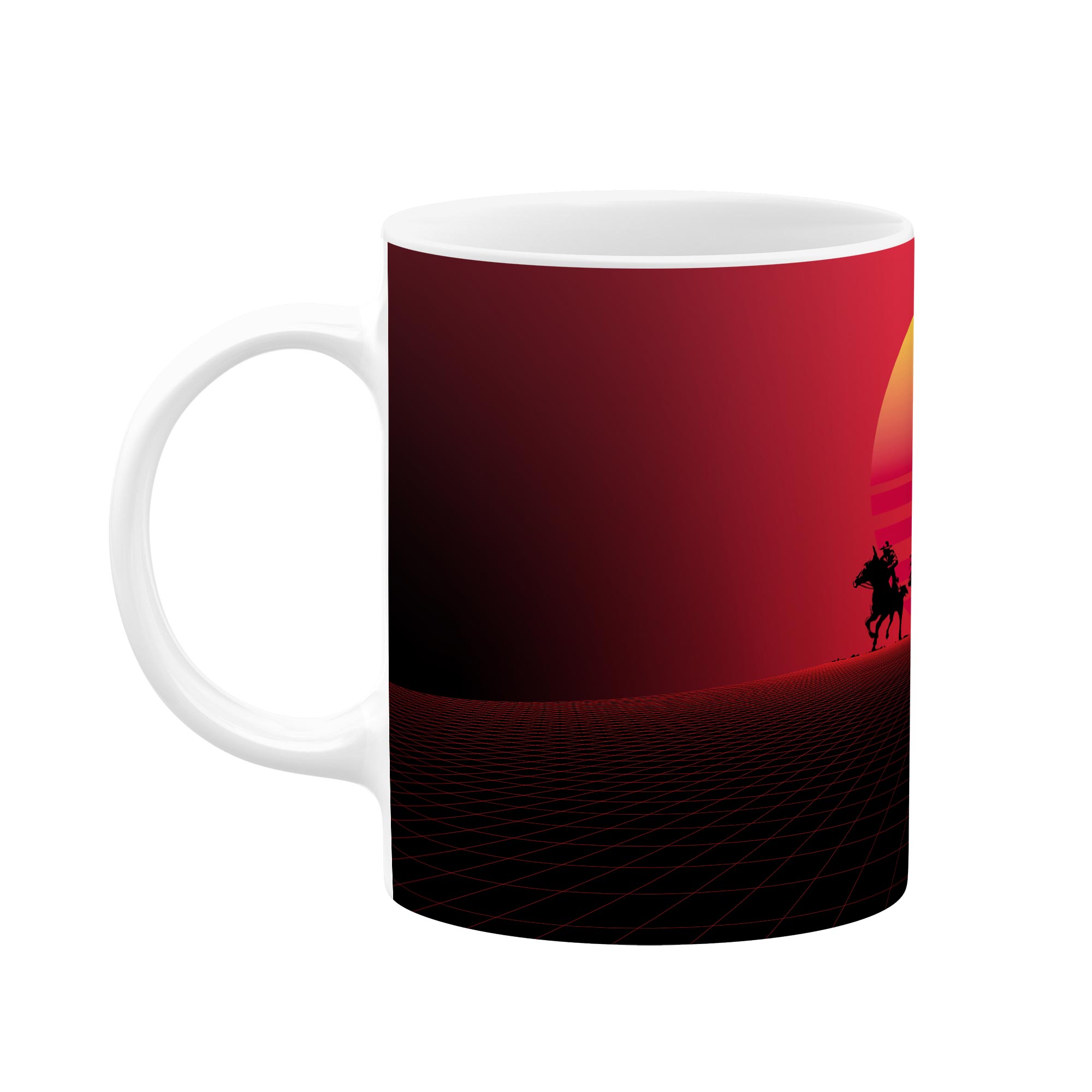 ماگ طرح غروب صحرا مدل mgp00377