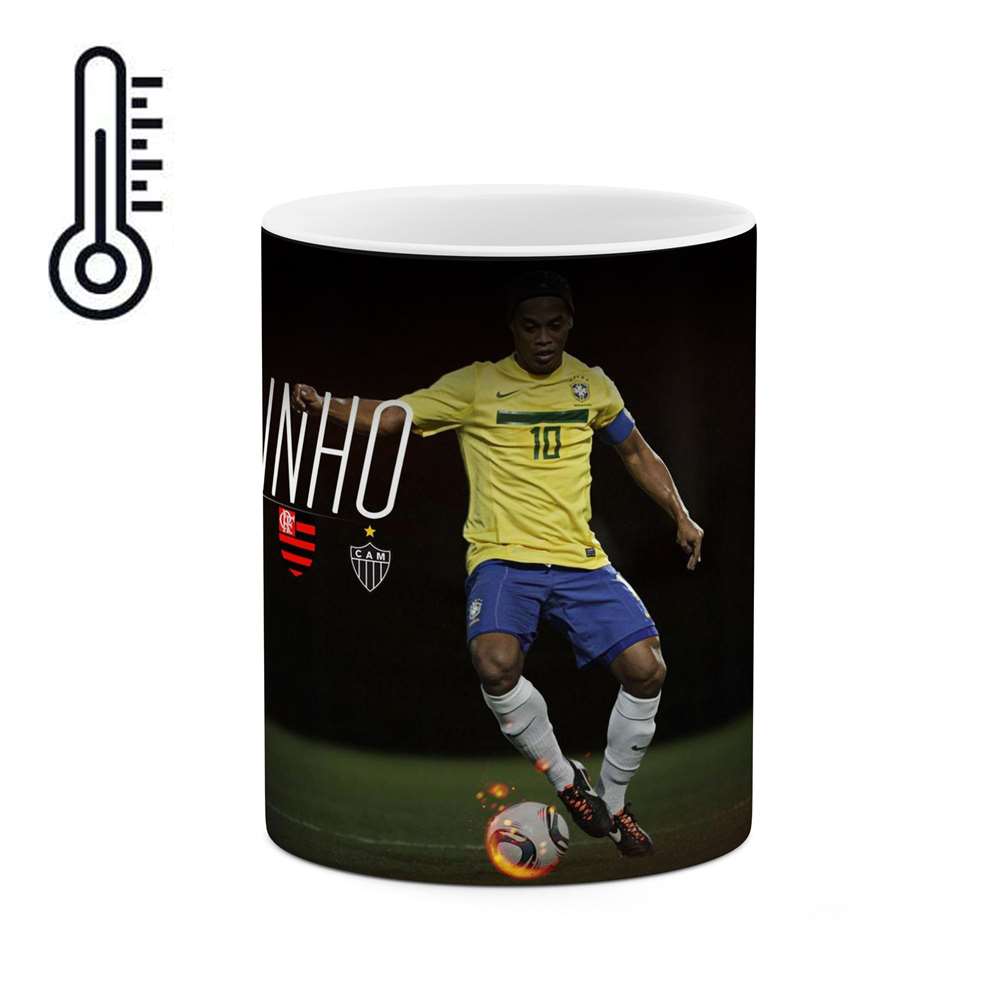 ماگ حرارتی طرح فوتبالیست Ronaldinho مدل mgph12927