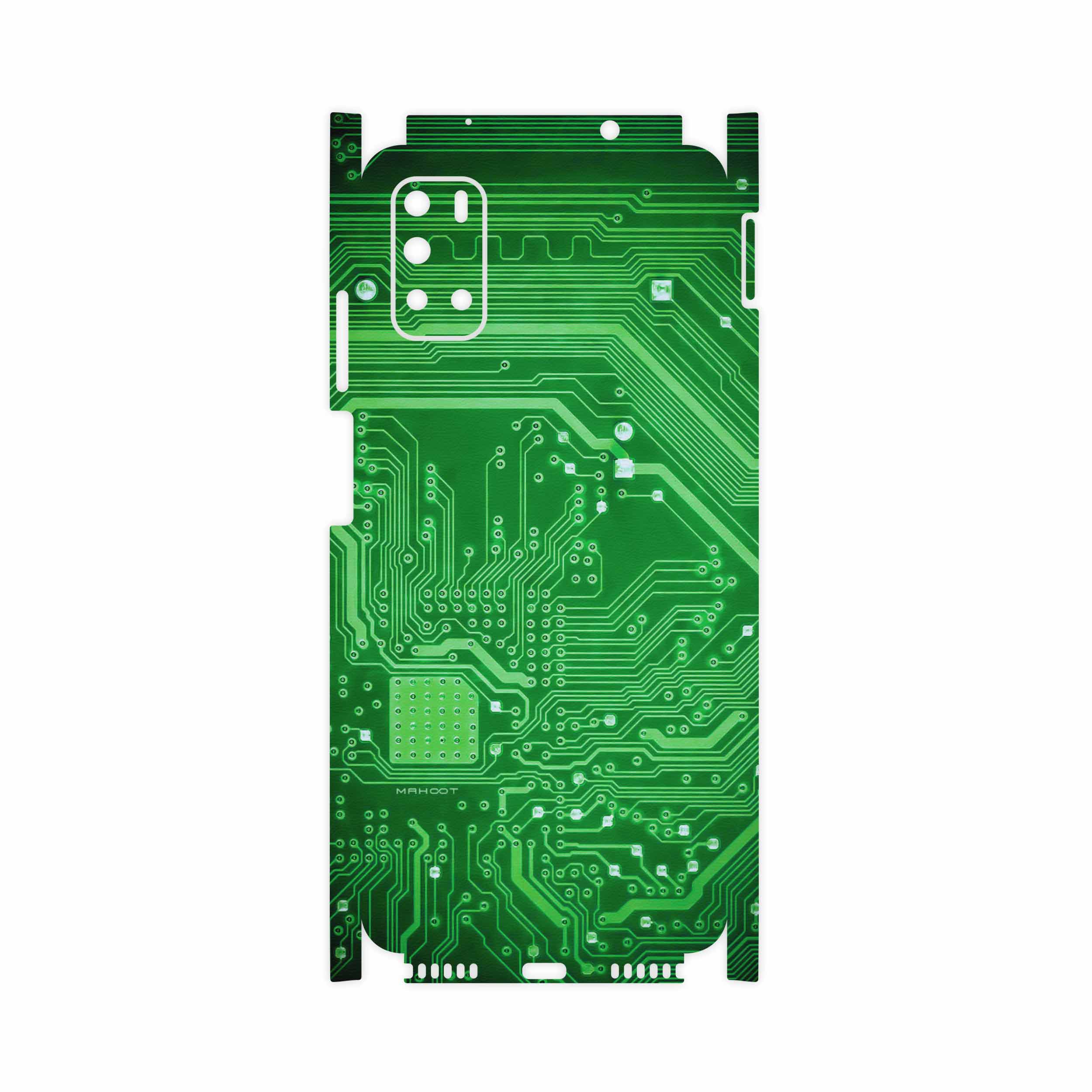 برچسب پوششی ماهوت مدل Green-Printed-Circuit-Board-FullSkin مناسب برای گوشی موبایل جی پلاس Z10