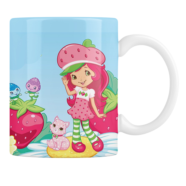 ماگ مدل دختر توت فرنگی