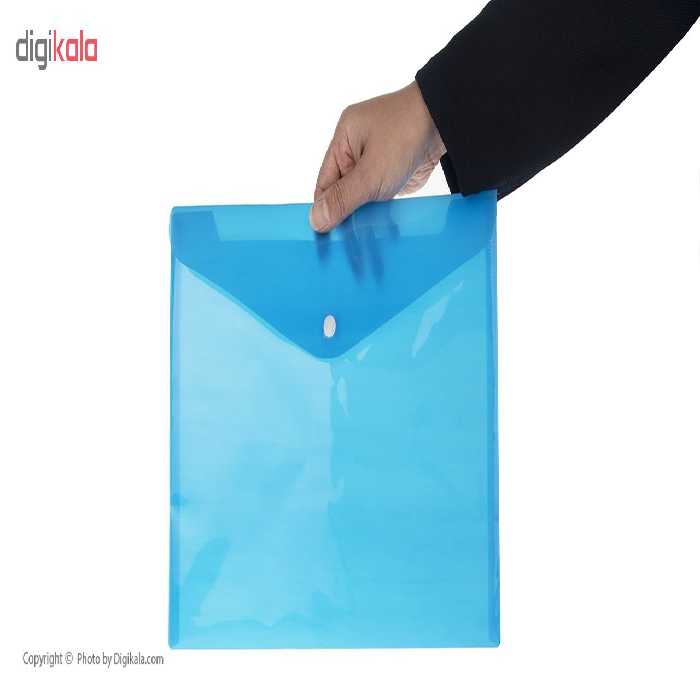 پوشه دکمه دار مدل A4oz013 بسته 10 عددی 