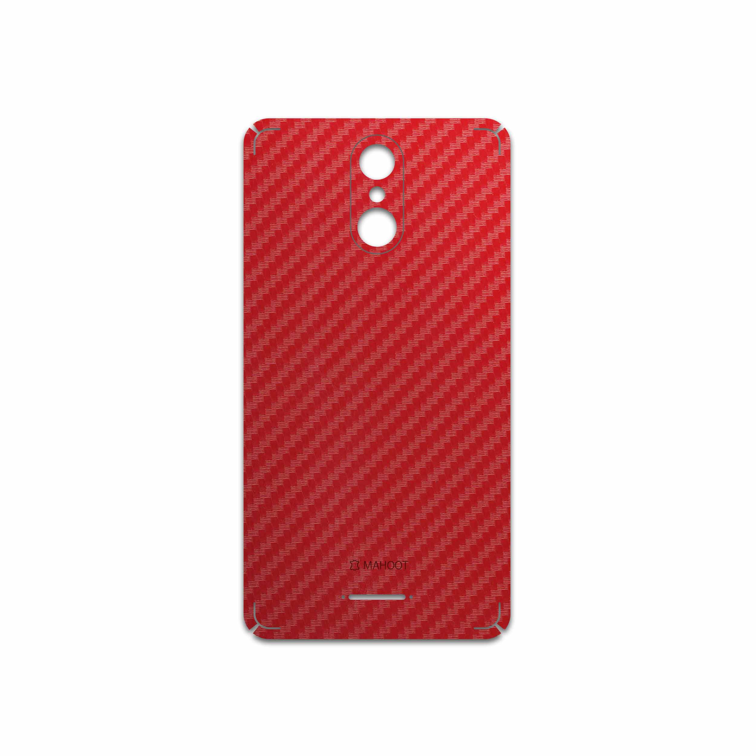 برچسب پوششی ماهوت مدل Red-Fiber مناسب برای گوشی موبایل تکنو WX3F LTE