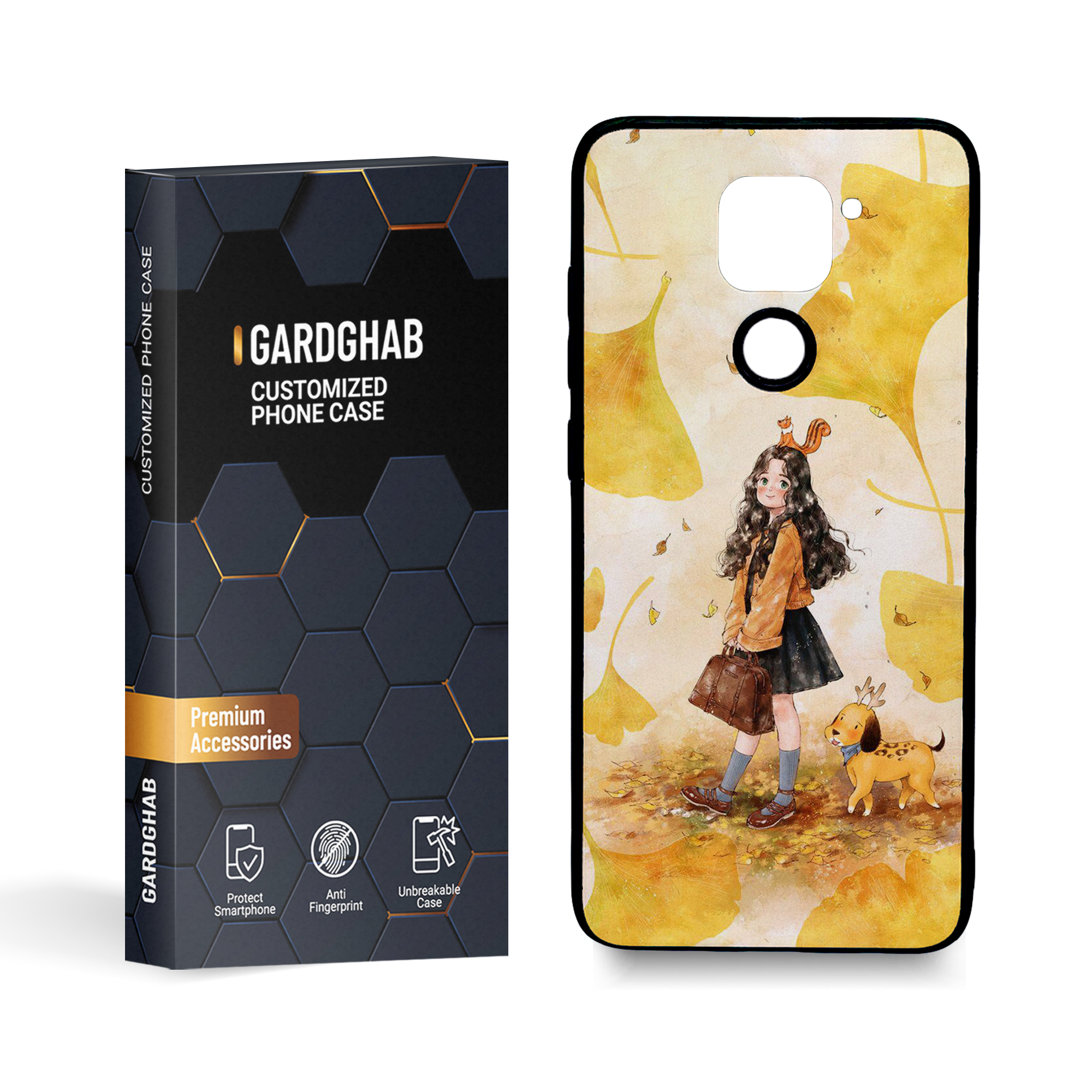   کاور گارد قاب مدل دخترانه مناسب برای گوشی موبایل  شیائومی  redmi note9