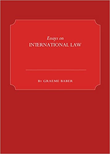 خرید و دانلود نسخه کامل کتاب Essays on International Law (9781443843782) - PDF