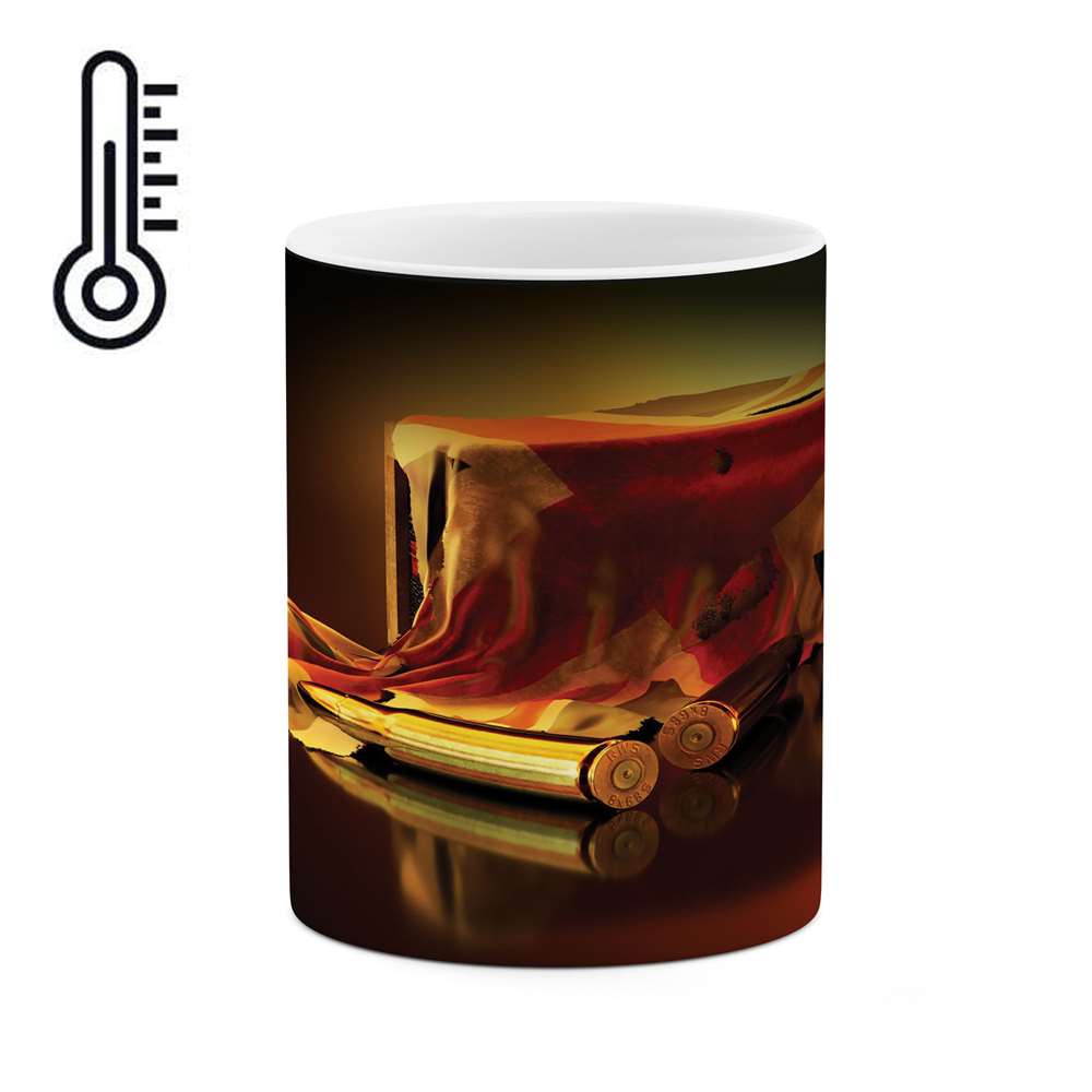 ماگ حرارتی طرح گلوله  مدل mgph10731