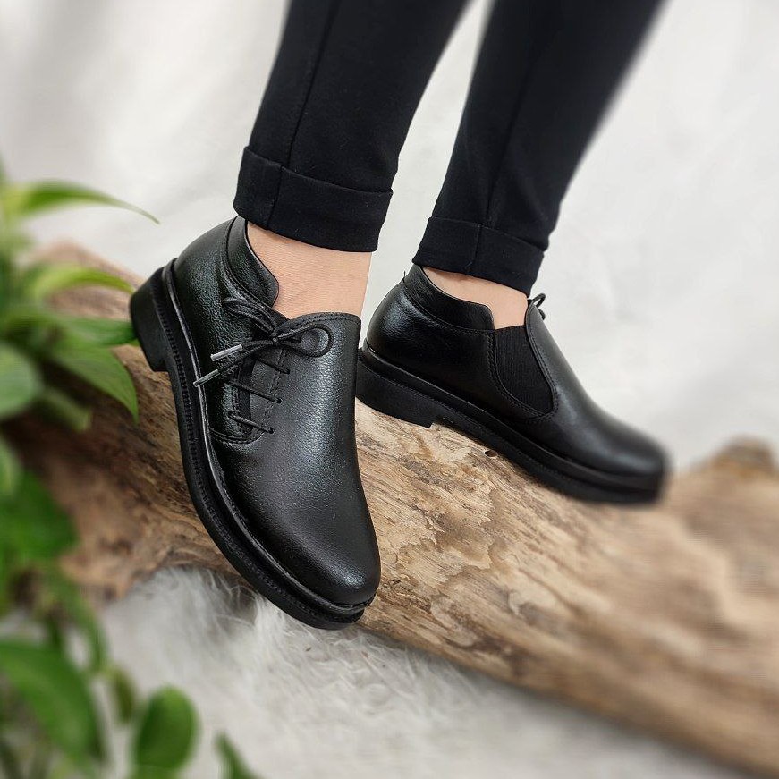 کفش طبی اداری مدل بغل بندی