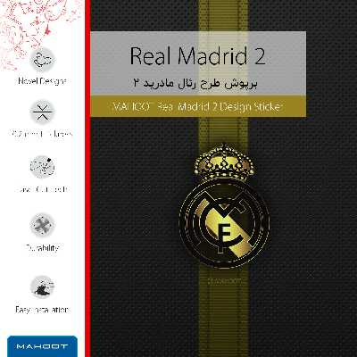 برچسب پوششی ماهوت مدل Real-Madrid-2 مناسب برای گوشی موبایل اپل iPhone 5