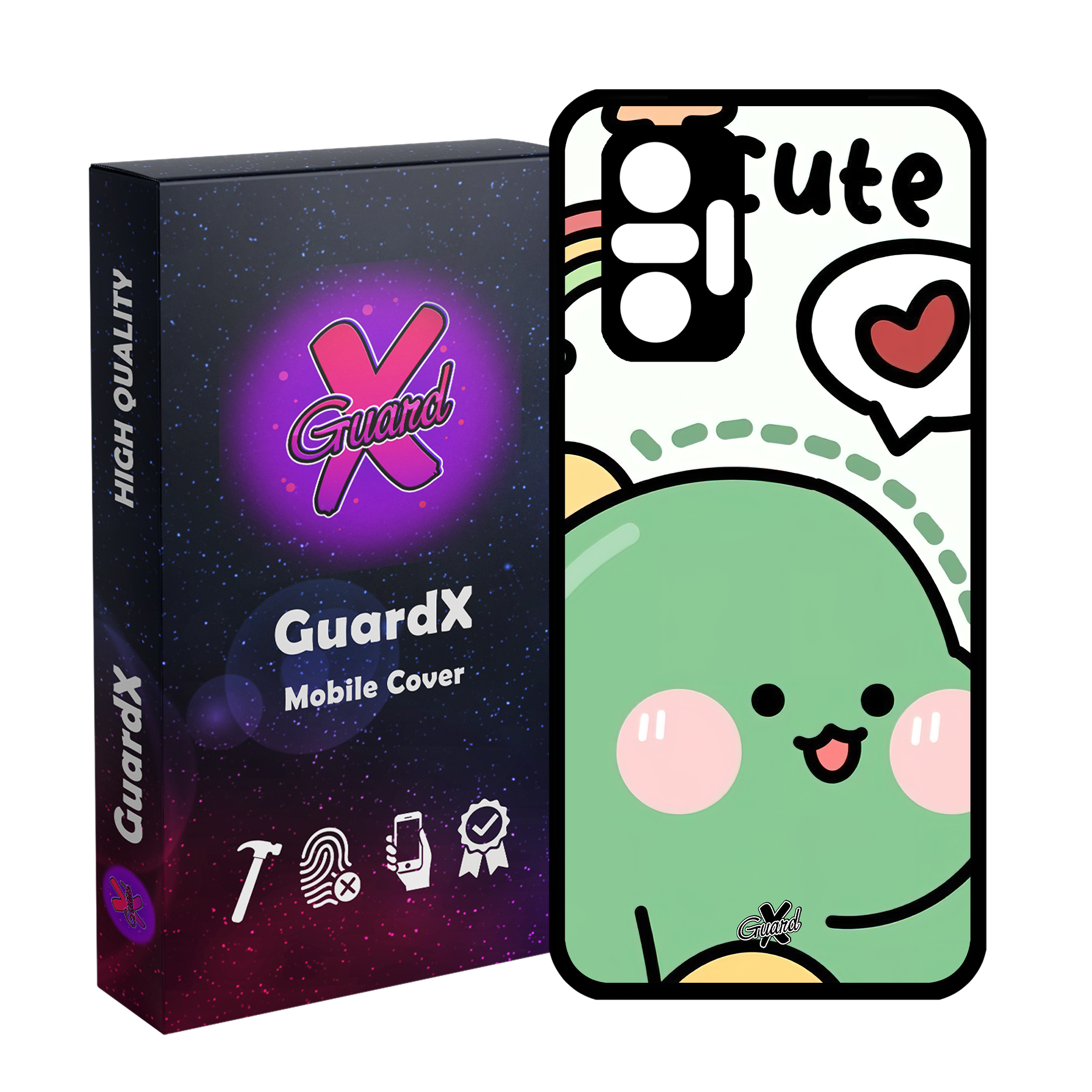 کاور گارد ایکس طرح Cute مدل Glass10561 مناسب برای گوشی موبایل شیائومی Redmi Note 10 Pro/Note 10 Pro Max