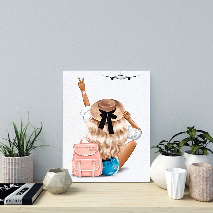 تابلو شاسی مدل دخترانه فانتزی  طرح 715