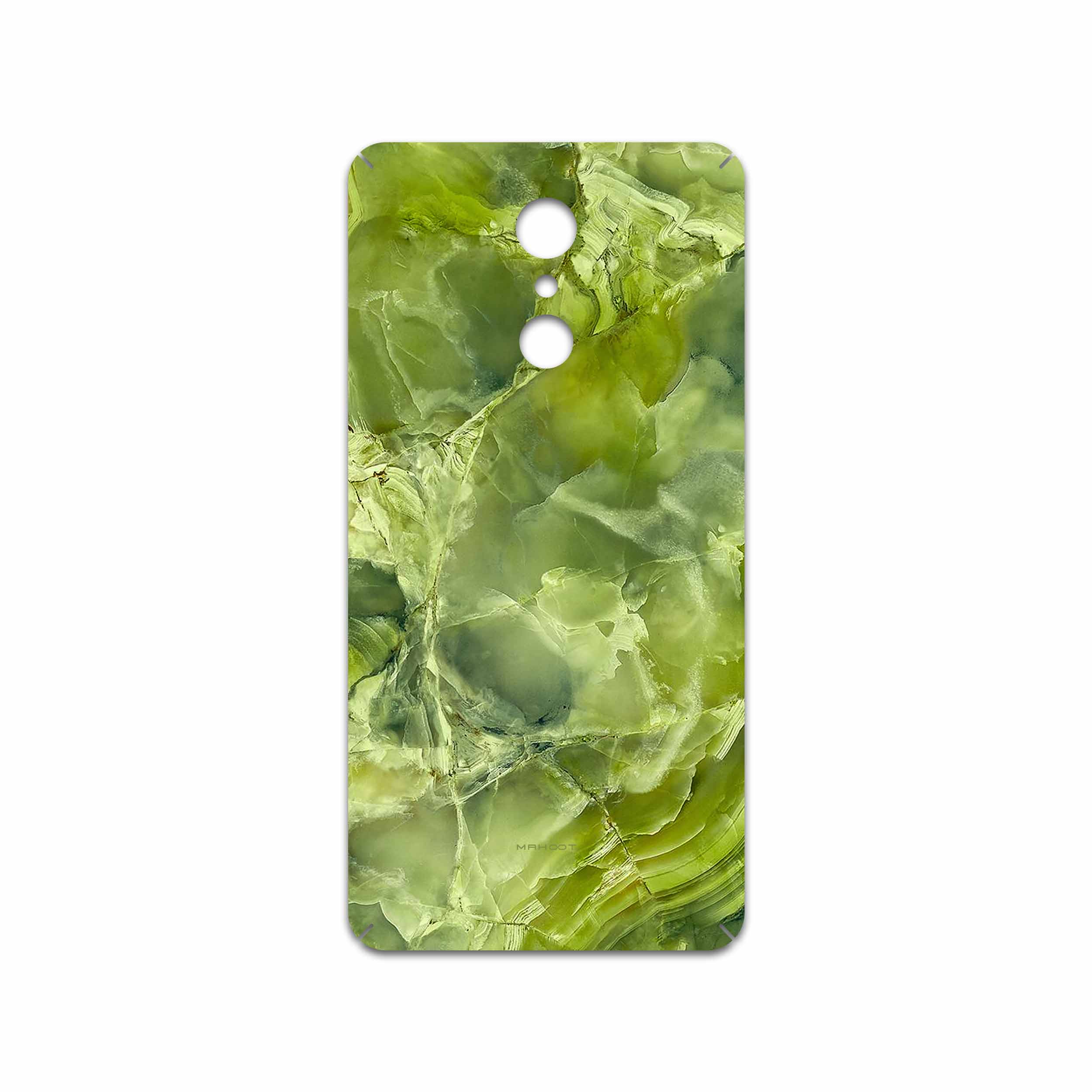 برچسب پوششی ماهوت مدل Green Crystal Marble مناسب برای گوشی موبایل ال جی Q Stylus