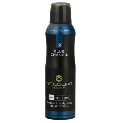 وودلايک اسپري بدن مردانه 200 ميل رايحه بلو چنل BLUE CHANEIL
