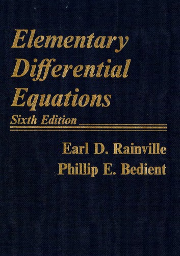 خرید و دانلود نسخه کامل کتاب Elementary Differential Equations