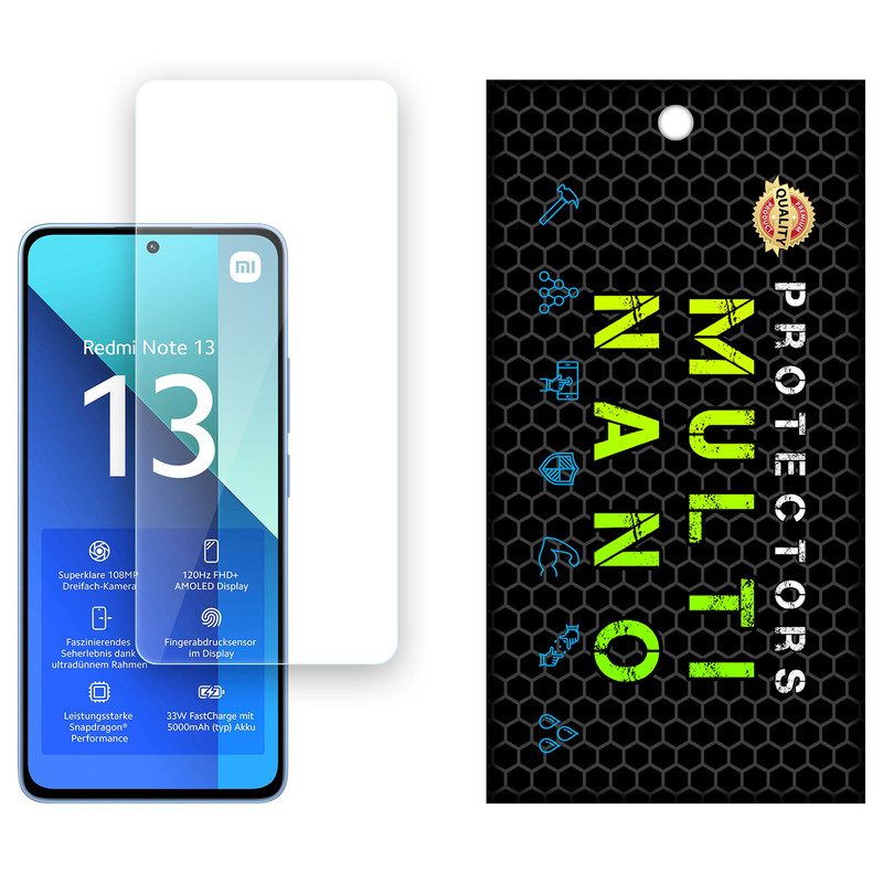 محافظ صفحه نمایش مولتی نانو مدل X-S1N مناسب برای گوشی موبایل شیائومی Redmi Note 13 4G | کالا برتری