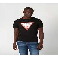تی شرت مشکی مردانه سیاه CN SS Logo Original مردانه&#039;s Slim Fit Guess