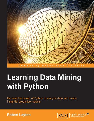 خرید و دانلود نسخه کامل کتاب Learning Data Mining with Python