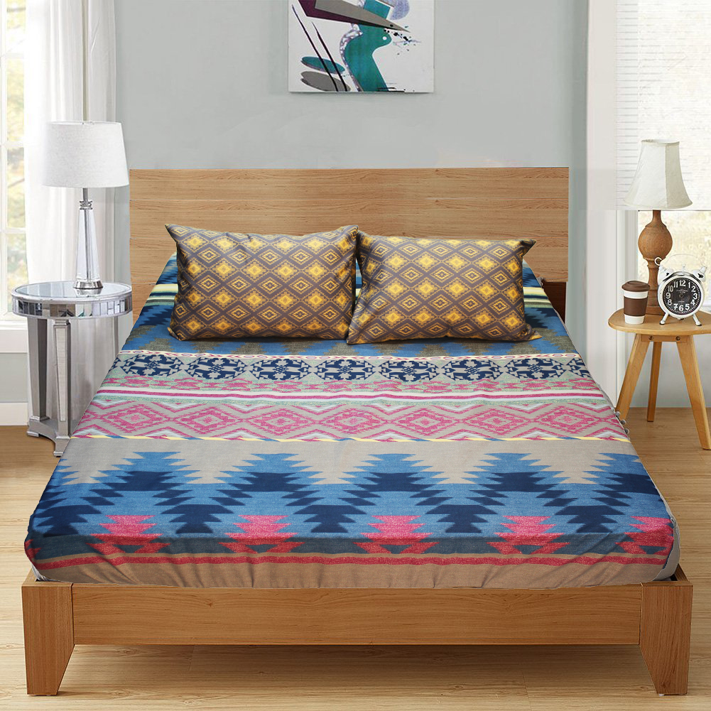 سرویس ملحفه بومرنگ مدل Gelim-90 یکنفره 2 تکه