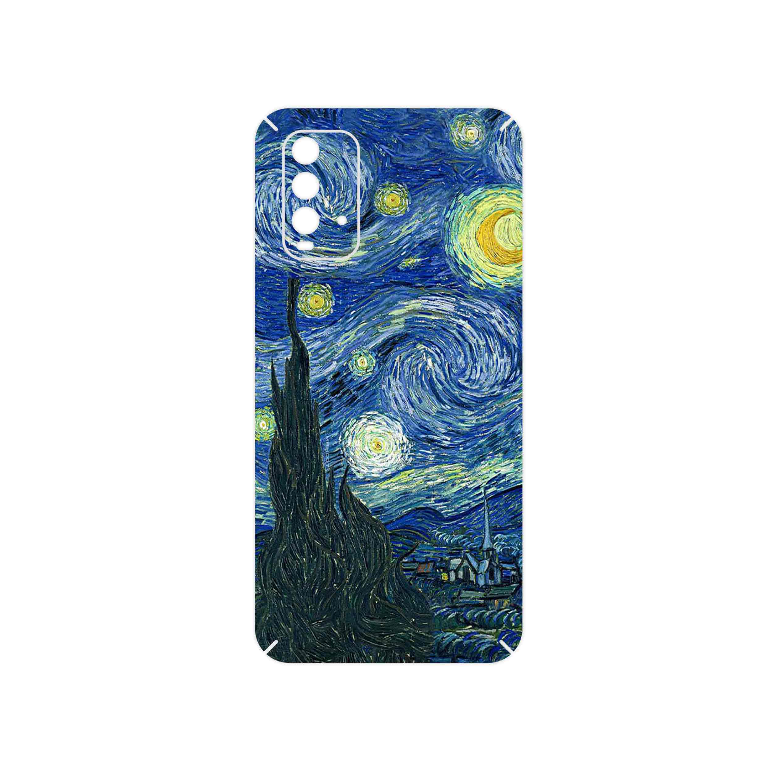 برچسب پوششی ماهوت مدل The Starry Night of van Gogh مناسب برای گوشی موبایل شیائومی Redmi 9T