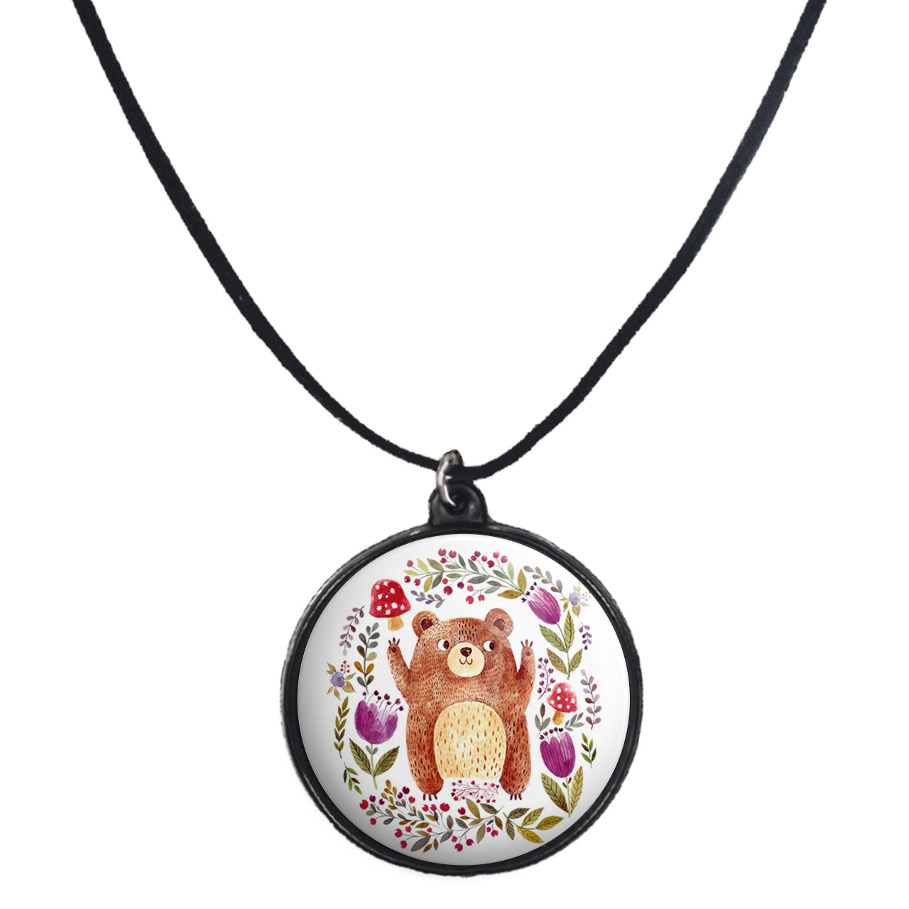 گردنبند پرمانه طرح cute کد pmb.26670مدل دو طرفه