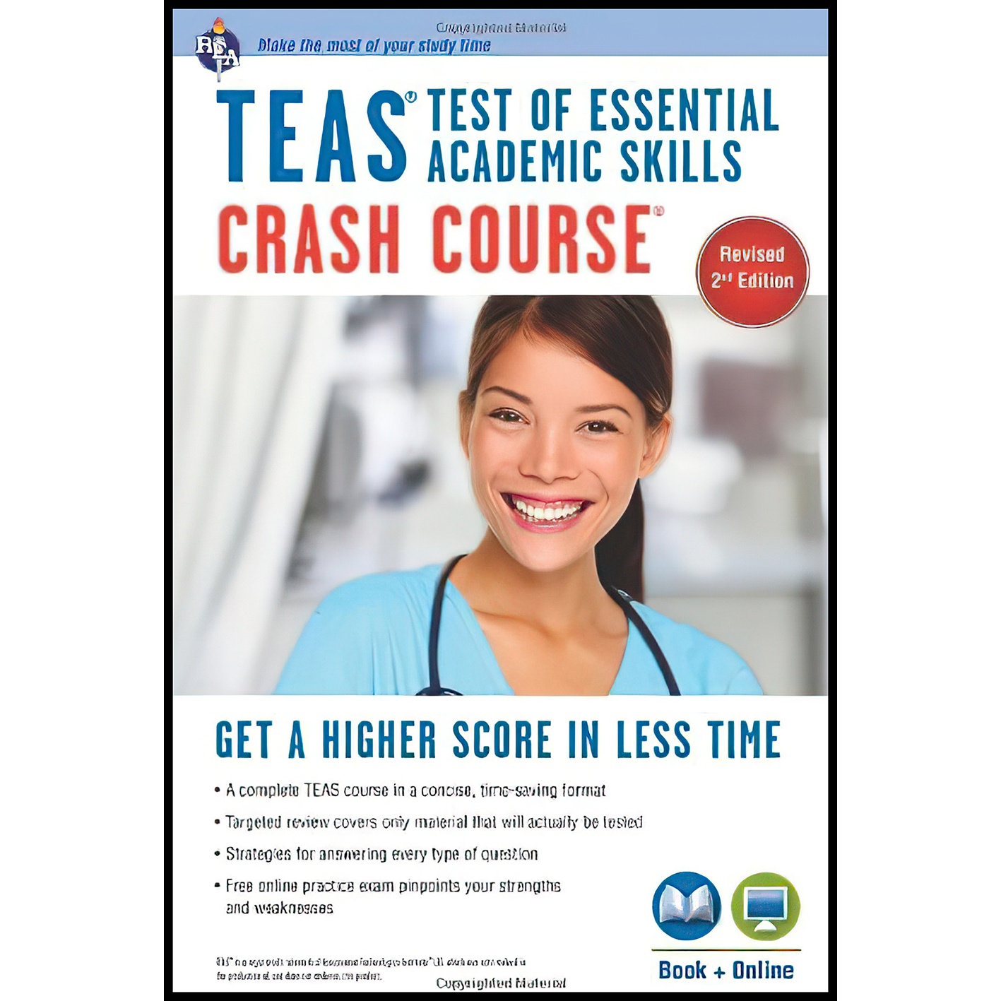 کتاب TEAS Crash Course Book  Online اثر Daniel Greenberg انتشارات Research Education Association