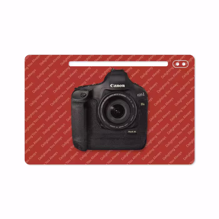 برچسب پوششی ماهوت مدل Canon-Logo مناسب برای تبلت سامسونگ Galaxy Tab S6 2019 SM-T865