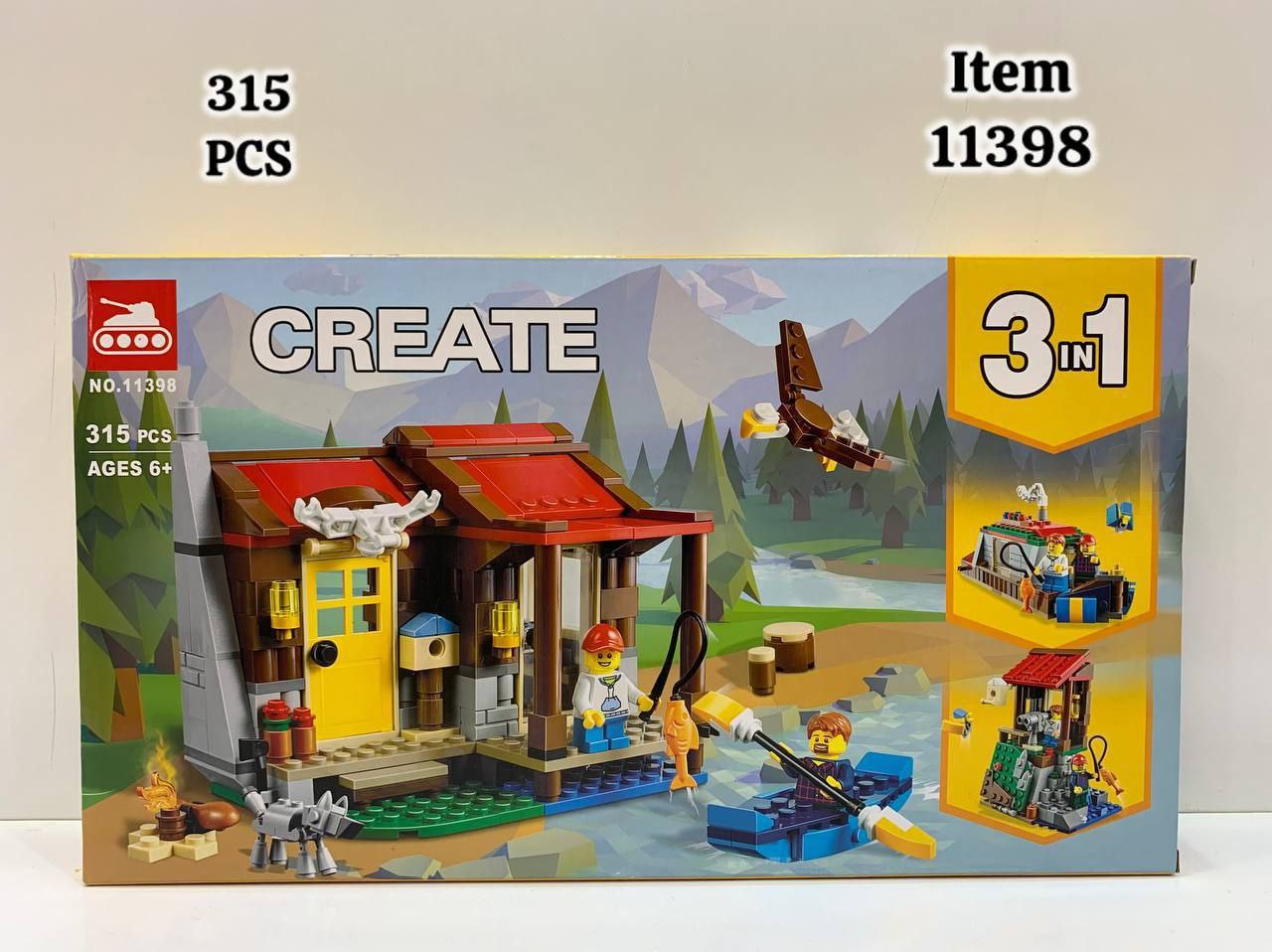 لگوکلبه 3in1کد 11398