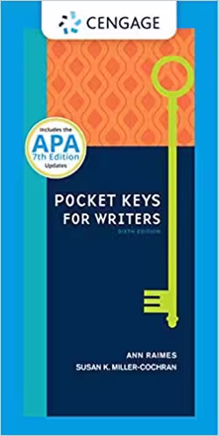 خرید و دانلود نسخه کامل کتاب Pocket Keys for Writers with APA Updates, Spiral bound Version (6th Edition) - Pdf