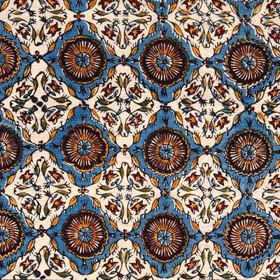 روميزي قلمكار عطريان طرح كاشي كد G392