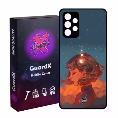 کاور گارد ایکس طرح Girl مدل Glass10302 مناسب برای گوشی موبایل سامسونگ Galaxy A53