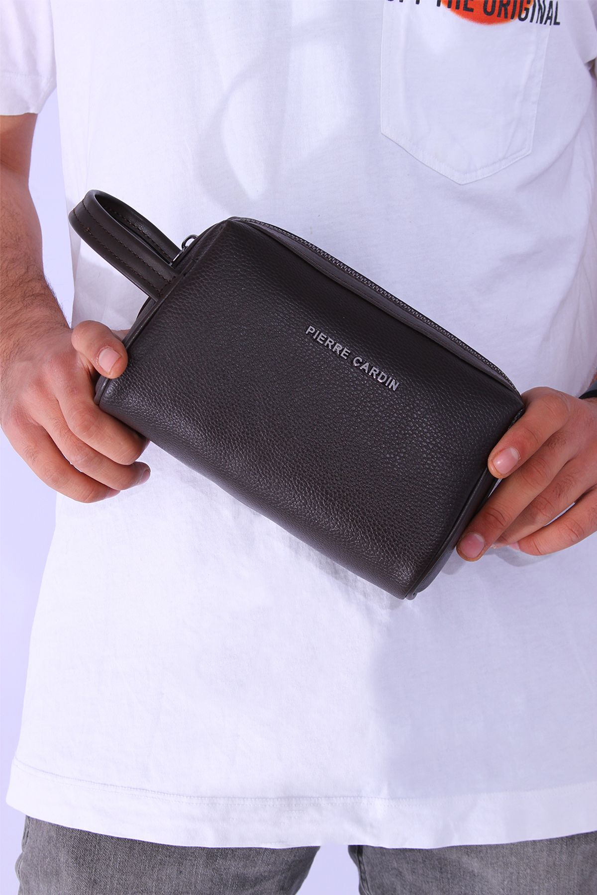 کیف دستی چند رنگ مردانه ای اورجینال Pierre Cardin