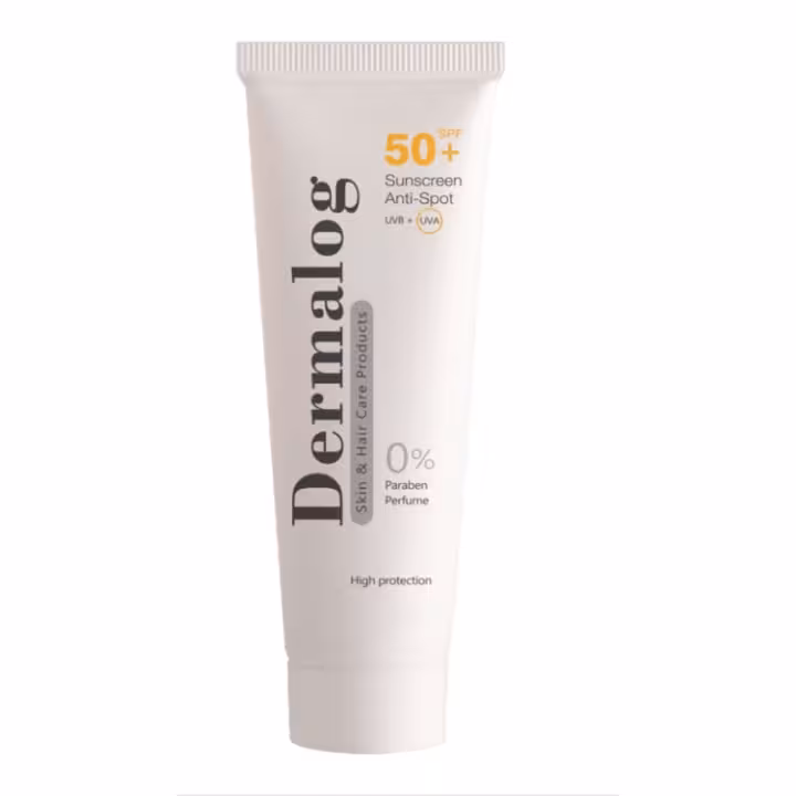 کرم ضد آفتاب و ضد لک بی رنگ درمالوگ با SPF 50 حجم 50 میلی لیتر
