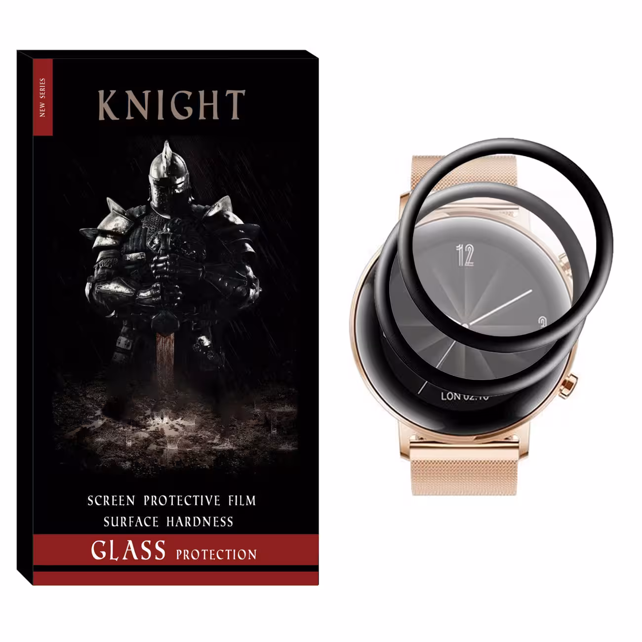 محافظ صفحه نمایش نانو نایت مدل NKT مناسب برای ساعت هوشمند هوآوی Watch GT2 42mm بسته دو عددی