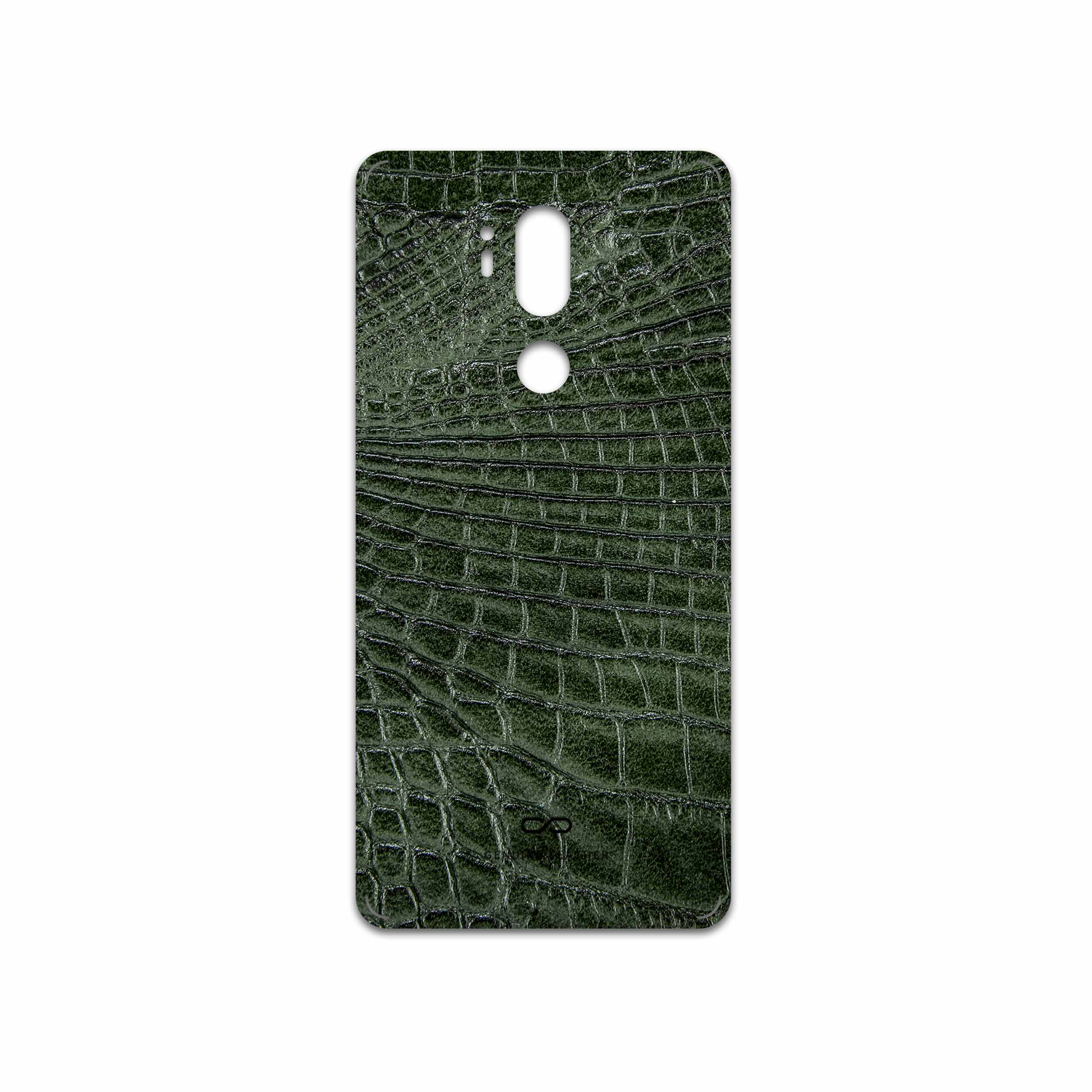 برچسب پوششی ماهوت مدل Green-Crocodile-Leather مناسب برای گوشی موبایل ال جی G7 PLUS THINQ
