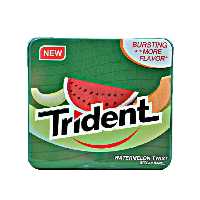 آدامس هندوانه 35 گرم جعبه فلزی تریدنت - trident