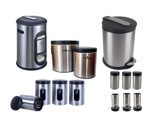 سرویس 12 پارچه طرح توپی  درب طلا یونیک کد UN_8039