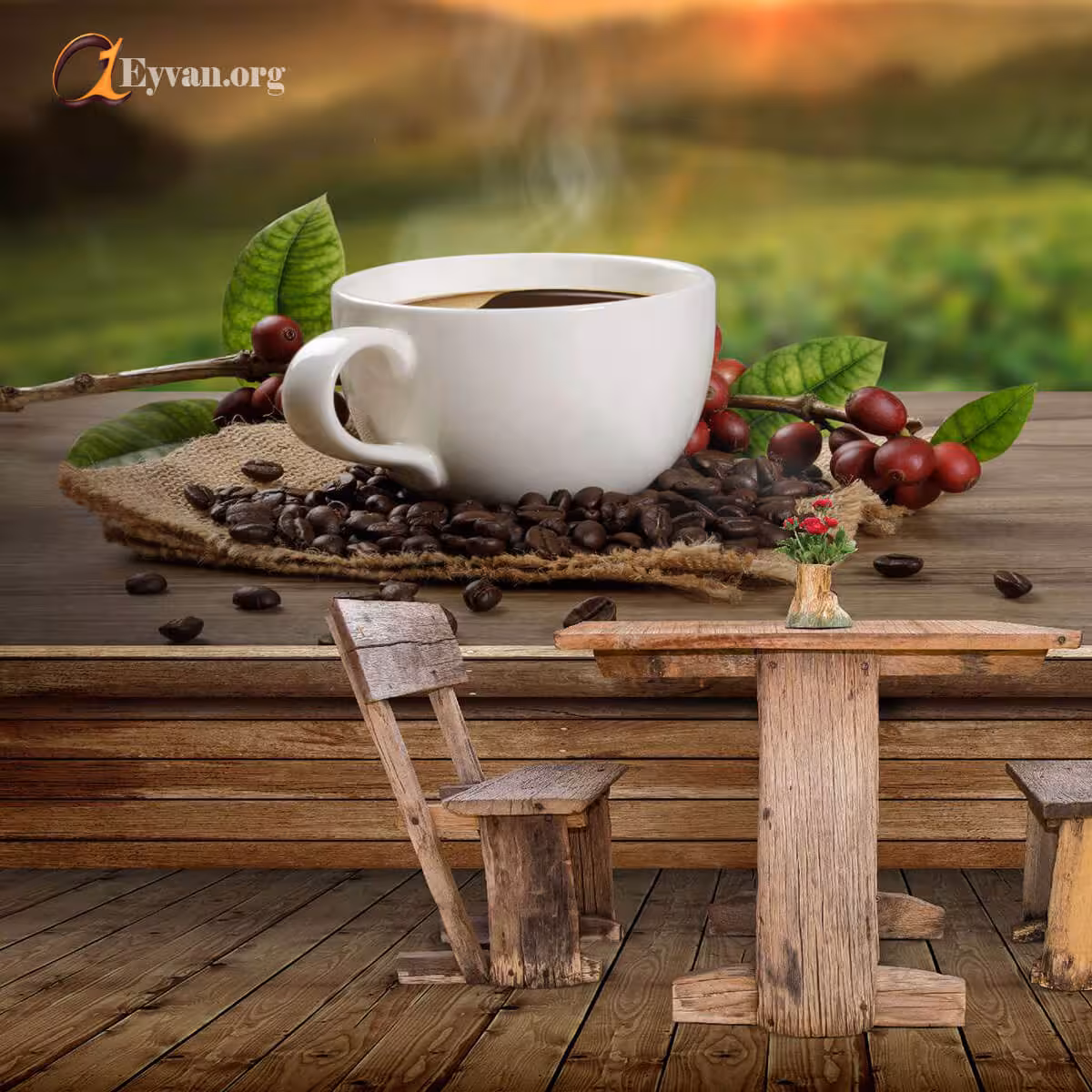 پوستر دیواری کافه مدل 5515