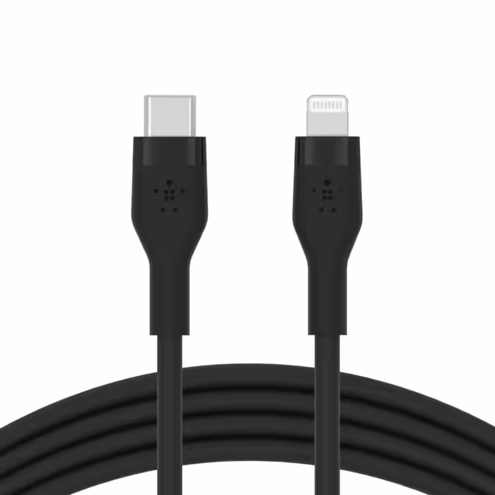 کابل تبدیل USB-C با لایتنینگ بلکین مدل CAA009bt3MBK طول 3 متر