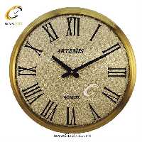 ساعت دیواری اورجینال آرتمیس آلیاژ فلزی طلایی| کد رفرنس 12734، مدل: 2024Gold