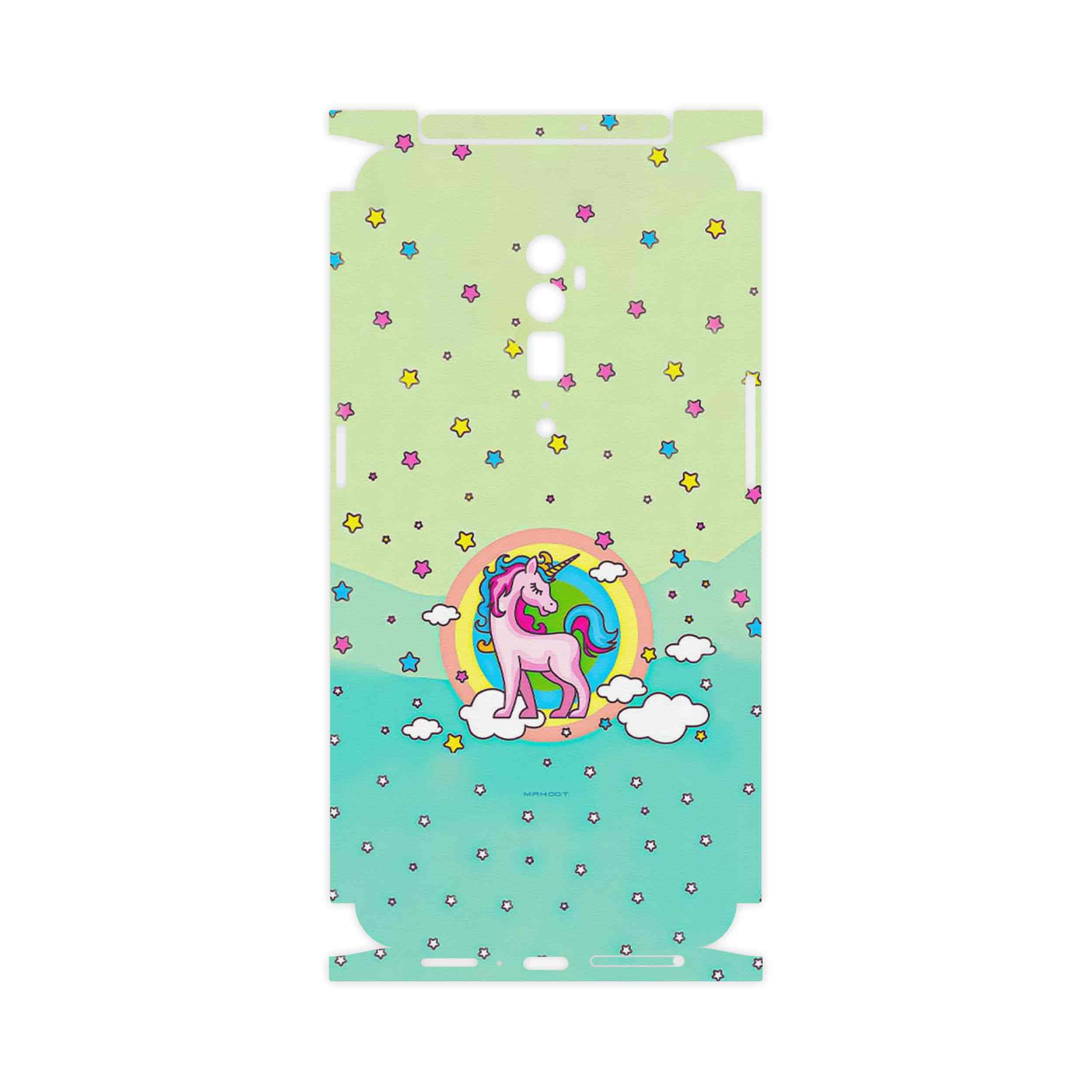برچسب پوششی ماهوت مدل Rainbow unicorn adventure-FullSkin مناسب برای گوشی موبایل اپو RENO 10X