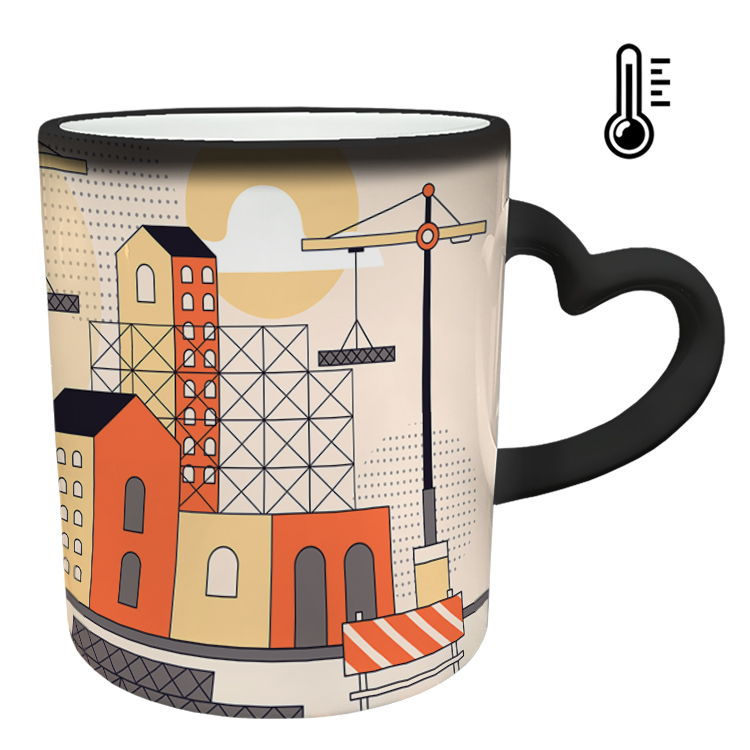 ماگ حرارتی مدل دسته قلبی طرح مهندس کد 56