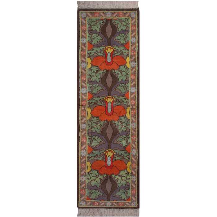 فرش دستبافت یک و نیم متری فرش هریس کد 101618