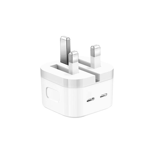 شارژر آیفون 35W دو پورت USB-C مدل MHJF32P/A
