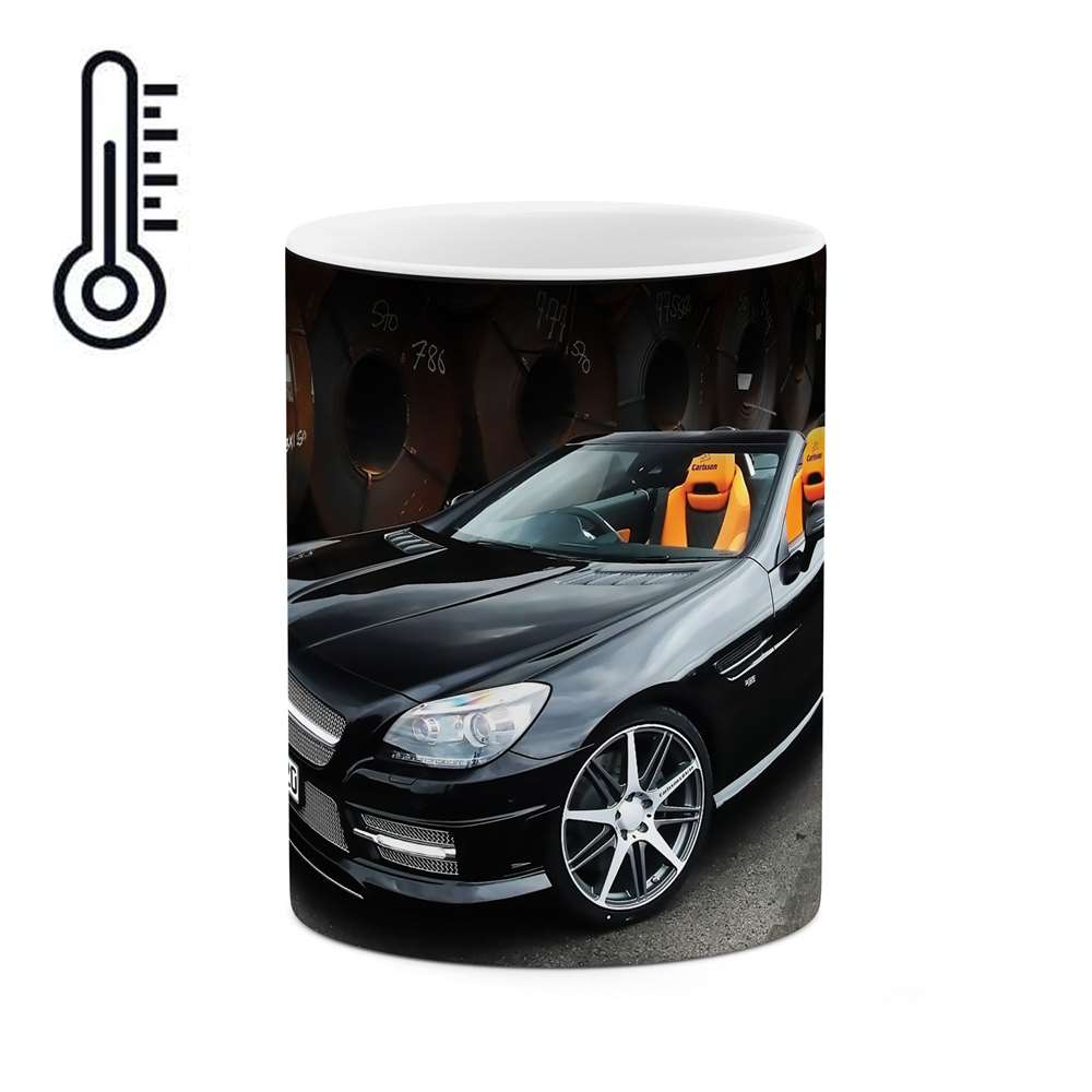 ماگ حرارتی طرح ماشین بنز مدل mgh04556