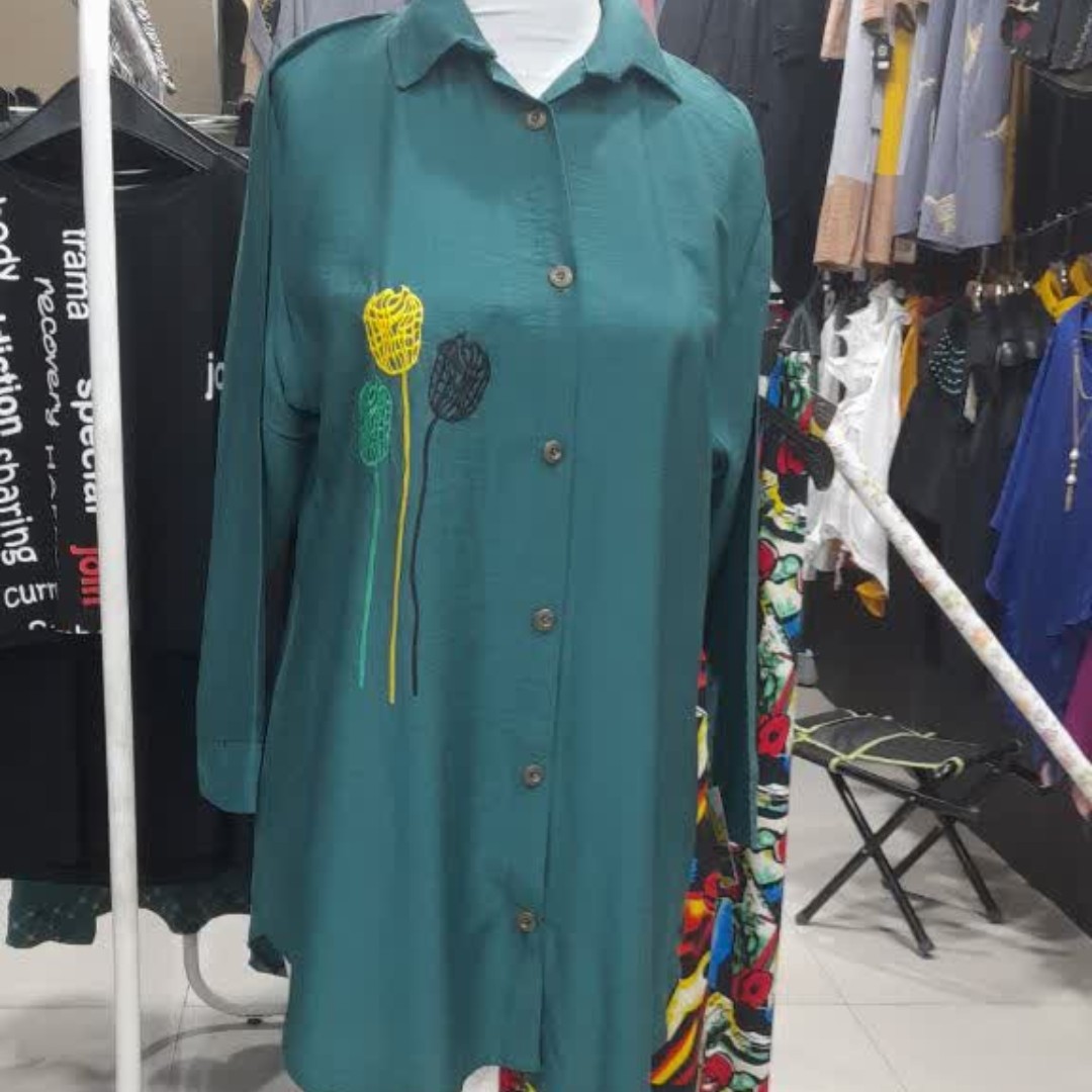 شومیز گلدوزی طرح بادکنک