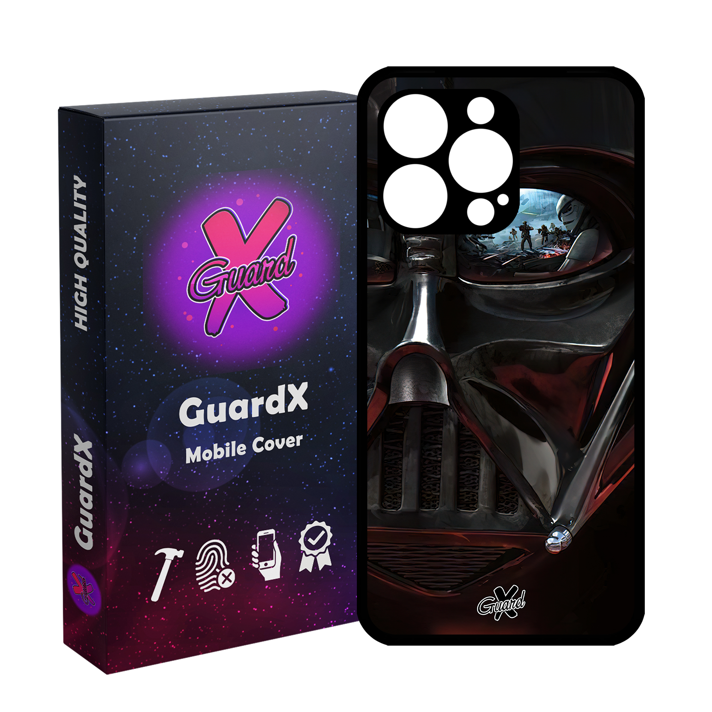 کاور گارد ایکس طرح جنگ ستارگان مدل Glass10480 مناسب برای گوشی موبایل اپل iPhone 13 Pro