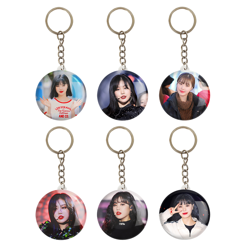 جاکلیدی خندالو مدل سوجین گروه جی آیدل GIdle کد 1131B مجموعه 6 عددی