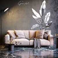 آینه دکوراتیو پدیده پلاس مدل پلنت