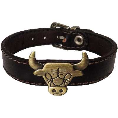 دستبند چرم وارک طرح جرسی مدل ویونا کد rb167