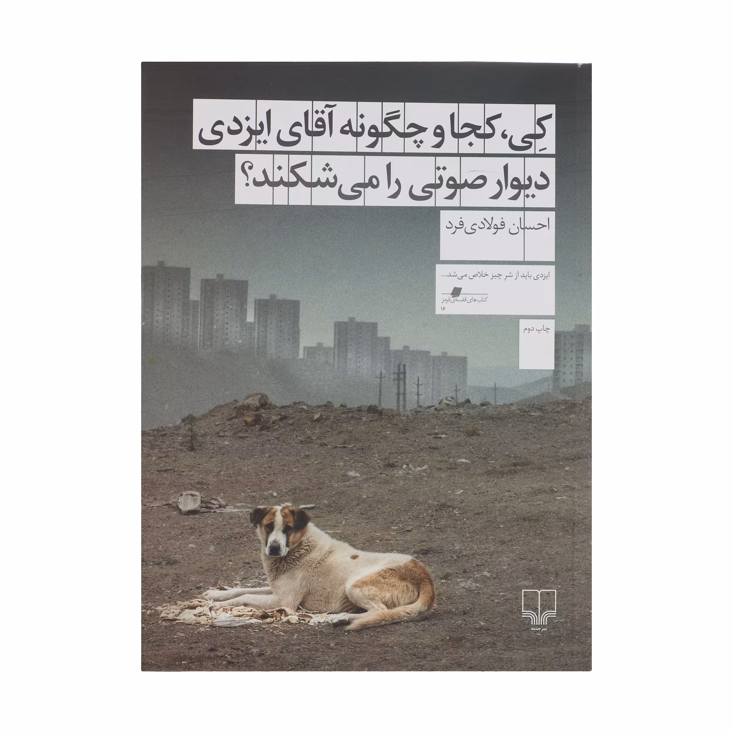 کتاب کی کجا و چگونه آقای ایزدی دیوار صوتی را می شکند؟ اثر احسان فولادی فرد نشر چشمه