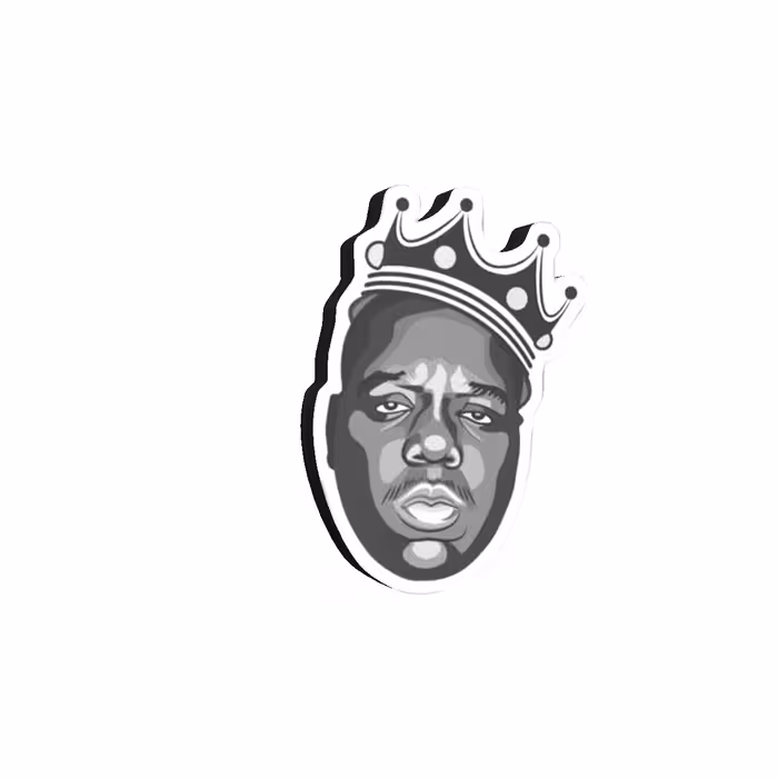 استیکر طرح Biggie کد 195